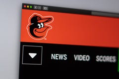 Αρχική σελίδα ιστοχώρου των Baltimore Orioles ομάδας μπέιζμπολ r στοκ φωτογραφία με δικαίωμα ελεύθερης χρήσης Αρχική σελίδα ιστοχώρου των Baltimore Orioles ομάδας μπέιζμπολ r στοκ φωτογραφία με δικαίωμα ελεύθερης χρήσης