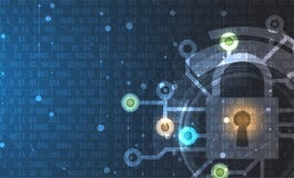 Ασφάλεια Cyber και πληροφορίες ή προστασία δικτύων Μέλλον tec απεικόνιση αποθεμάτων Ασφάλεια Cyber και πληροφορίες ή προστασία δικτύων Μέλλον tec απεικόνιση αποθεμάτων