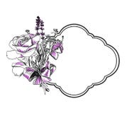 Αυξήθηκε lavender διάνυσμα ανθοδεσμών χαράσσει το πλαίσιο που απομονώθηκε ελεύθερη απεικόνιση δικαιώματος Αυξήθηκε lavender διάνυσμα ανθοδεσμών χαράσσει το πλαίσιο που απομονώθηκε ελεύθερη απεικόνιση δικαιώματος