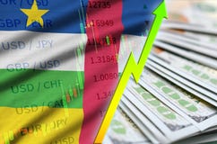 Αυξανόμενη θέση αμερικανικών δολαρίων σημαιών και διαγραμμάτων Κεντροαφρικανικής Δημοκρατίας με έναν ανεμιστήρα των λογαριασμών δ διανυσματική απεικόνιση Αυξανόμενη θέση αμερικανικών δολαρίων σημαιών και διαγραμμάτων Κεντροαφρικανικής Δημοκρατίας με έναν ανεμιστήρα των λογαριασμών δ διανυσματική απεικόνιση