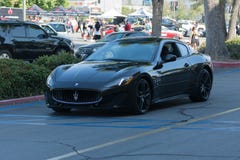 Αυτοκίνητο GranTurismo Maserati στην επίδειξη στοκ φωτογραφίες Αυτοκίνητο GranTurismo Maserati στην επίδειξη στοκ φωτογραφίες
