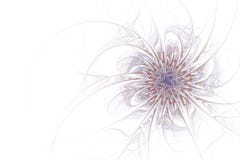 Αφηρημένη fractal παραγμένη υπολογιστής εικόνα λουλουδιών Διανυσματική απεικόνιση Αφηρημένη fractal παραγμένη υπολογιστής εικόνα λουλουδιών Διανυσματική απεικόνιση