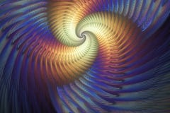 Αφηρημένη πολύχρωμη psychedelic σπείρα στο βαθύ μπλε υπόβαθρο Στοκ εικόνες με δικαίωμα ελεύθερης χρήσης Αφηρημένη πολύχρωμη psychedelic σπείρα στο βαθύ μπλε υπόβαθρο Στοκ εικόνες με δικαίωμα ελεύθερης χρήσης