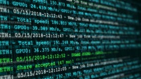 Αφηρημένη ψηφιακή crypto οικονομική τεχνολογία νομίσματος Άνευ ραφής ζωτικότητα βρόχων της διαδικασίας μεταλλείας cryptocurrency απόθεμα βίντεο Αφηρημένη ψηφιακή crypto οικονομική τεχνολογία νομίσματος Άνευ ραφής ζωτικότητα βρόχων της διαδικασίας μεταλλείας cryptocurrency απόθεμα βίντεο