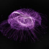 Αφηρημένος Fractal φωτισμός περιστροφής με ρόδινες και πορφυρές περιστρεφόμενες γραμμές απεικόνιση αποθεμάτων Αφηρημένος Fractal φωτισμός περιστροφής με ρόδινες και πορφυρές περιστρεφόμενες γραμμές απεικόνιση αποθεμάτων