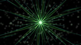 Βίντεο Mandala με τα φω'τα bokeh, που συντίθενται από τις περιστρεφόμενες πράσινες ακτίνες στο μαύρο υπόβαθρο Βίντεο Mandala με τα φω'τα bokeh, που συντίθενται από τις περιστρεφόμενες πράσινες ακτίνες στο μαύρο υπόβαθρο
