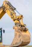Î’Ïαχίονας εκσκαφÎων με backhoe στοκ εικόνα Î’Ïαχίονας εκσκαφÎων με backhoe στοκ εικόνα