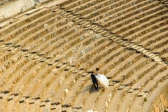 Γαμήλιος πυροβολισμός σε Ephesus Ιζμίρ στοκ εικόνες Γαμήλιος πυροβολισμός σε Ephesus Ιζμίρ στοκ εικόνες