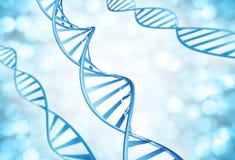 Γενετικά σκέλη των μορίων DNA που ενισχύονται στοκ φωτογραφία Γενετικά σκέλη των μορίων DNA που ενισχύονται στοκ φωτογραφία