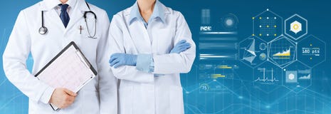 Γιατροί με το στηθοσκόπιο και την περιοχή αποκομμάτων πέρα από τα διαγράμματα στοκ φωτογραφίες Γιατροί με το στηθοσκόπιο και την περιοχή αποκομμάτων πέρα από τα διαγράμματα στοκ φωτογραφίες
