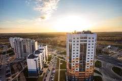 ΓΚΡΟΝΤΝΟ, ΛΕΥΚΟΡΩΣΙΑ - ΤΟΝ ΑΠΡΊΛΙΟ ΤΟΥ 2019: Πανοραμική άποψη σχετικά με το νέο κατοικημένο τέταρτο αστικής ανάπτυξης περιοχής πο στοκ φωτογραφία με δικαίωμα ελεύθερης χρήσης ΓΚΡΟΝΤΝΟ, ΛΕΥΚΟΡΩΣΙΑ - ΤΟΝ ΑΠΡΊΛΙΟ ΤΟΥ 2019: Πανοραμική άποψη σχετικά με το νέο κατοικημένο τέταρτο αστικής ανάπτυξης περιοχής πο στοκ φωτογραφία με δικαίωμα ελεύθερης χρήσης