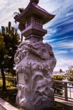 Γλυπτό δράκων στην είσοδο Enoshima στοκ φωτογραφίες Γλυπτό δράκων στην είσοδο Enoshima στοκ φωτογραφίες