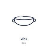 Γραμμικό εικονίδιο wok από τη συλλογή περιλήψεων κουζινών Λεπτό εικονίδιο γραμμών wok που απομονώνεται στο άσπρο υπόβαθρο wok καθ απεικόνιση αποθεμάτων Γραμμικό εικονίδιο wok από τη συλλογή περιλήψεων κουζινών Λεπτό εικονίδιο γραμμών wok που απομονώνεται στο άσπρο υπόβαθρο wok καθ απεικόνιση αποθεμάτων
