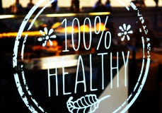 γυαλί bistrot 100% υγιές decal στοκ φωτογραφία με δικαίωμα ελεύθερης χρήσης γυαλί bistrot 100% υγιές decal στοκ φωτογραφία με δικαίωμα ελεύθερης χρήσης