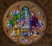 Γυαλί Αγίου Peter Church Stained σε Gramado στοκ εικόνα Γυαλί Αγίου Peter Church Stained σε Gramado στοκ εικόνα