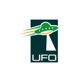 Δημιουργικό UFO λογότυπο τέχνης λογότυπων διανυσματικό απεικόνιση αποθεμάτων Δημιουργικό UFO λογότυπο τέχνης λογότυπων διανυσματικό απεικόνιση αποθεμάτων