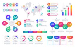 Διάγραμμα Infographic Στοιχεία γραφικών παραστάσεων υπόδειξης ως προς το χρόνο με τους φραγμούς γραμμών διαγραμμάτων ροής και τοι διανυσματική απεικόνιση Διάγραμμα Infographic Στοιχεία γραφικών παραστάσεων υπόδειξης ως προς το χρόνο με τους φραγμούς γραμμών διαγραμμάτων ροής και τοι διανυσματική απεικόνιση
