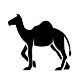 Διάνυσμα εικονιδίων Dromedary απεικόνιση αποθεμάτων Διάνυσμα εικονιδίων Dromedary απεικόνιση αποθεμάτων