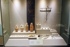 Διάφορα παλαιά εκθέματα από την αρχαιολογική συλλογή Τουρκία μουσείων Alanya στοκ εικόνα Διάφορα παλαιά εκθέματα από την αρχαιολογική συλλογή Τουρκία μουσείων Alanya στοκ εικόνα