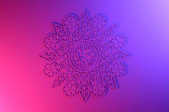 Διακοσμητικό ρόδινο mandala ελεύθερη απεικόνιση δικαιώματος Διακοσμητικό ρόδινο mandala ελεύθερη απεικόνιση δικαιώματος