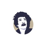Διανυσματική απεικόνιση προσώπου κιθαριστών του Jimmy Hendrix η απίστευτη απομόνωσε την απλή τέχνη ύφους διανυσματική απεικόνιση Διανυσματική απεικόνιση προσώπου κιθαριστών του Jimmy Hendrix η απίστευτη απομόνωσε την απλή τέχνη ύφους διανυσματική απεικόνιση