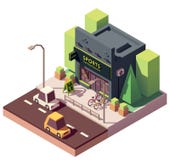 Διανυσματικοί isometric αθλητισμός και κατάστημα ικανότητας απεικόνιση αποθεμάτων Διανυσματικοί isometric αθλητισμός και κατάστημα ικανότητας απεικόνιση αποθεμάτων