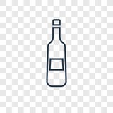 Διανυσματικό γραμμικό εικονίδιο έννοιας CHAMPAGNE που απομονώνεται στη διαφανή ΤΣΕ διανυσματική απεικόνιση Διανυσματικό γραμμικό εικονίδιο έννοιας CHAMPAGNE που απομονώνεται στη διαφανή ΤΣΕ διανυσματική απεικόνιση