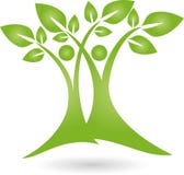 Δύο εγκαταστάσεις, δέντρα, naturopath και λογότυπο φύσης ελεύθερη απεικόνιση δικαιώματος Δύο εγκαταστάσεις, δέντρα, naturopath και λογότυπο φύσης ελεύθερη απεικόνιση δικαιώματος