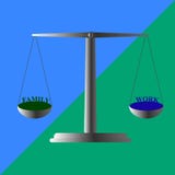 Δύσκολη επιλογή για να ξοδεψει το χρόνο με την οικογένεια ή στην εργασία διανυσματική απεικόνιση Δύσκολη επιλογή για να ξοδεψει το χρόνο με την οικογένεια ή στην εργασία διανυσματική απεικόνιση