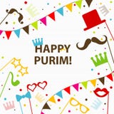 Εβραϊκή ευχετήρια κάρτα Purim διακοπών προτύπων, κορώνα, διάνυσμα απεικόνιση αποθεμάτων Εβραϊκή ευχετήρια κάρτα Purim διακοπών προτύπων, κορώνα, διάνυσμα απεικόνιση αποθεμάτων