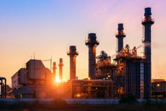 Εγκαταστάσεις παραγωγής ενέργειας στο εργοστάσιο πετροχημικών στοκ εικόνα Εγκαταστάσεις παραγωγής ενέργειας στο εργοστάσιο πετροχημικών στοκ εικόνα