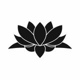 Εικονίδιο λουλουδιών Lotus, απλό ύφος απεικόνιση αποθεμάτων Εικονίδιο λουλουδιών Lotus, απλό ύφος απεικόνιση αποθεμάτων