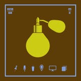 Εικονίδιο EAU de toilitte απεικόνιση αποθεμάτων Εικονίδιο EAU de toilitte απεικόνιση αποθεμάτων