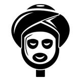 Εικονίδιο Facial spa επεξεργασίας, απλό ύφος ελεύθερη απεικόνιση δικαιώματος Εικονίδιο Facial spa επεξεργασίας, απλό ύφος ελεύθερη απεικόνιση δικαιώματος
