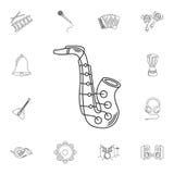 Εικονίδιο Saxophone Απλή απεικόνιση στοιχείων Σύμβολο de Saxophone ελεύθερη απεικόνιση δικαιώματος Εικονίδιο Saxophone Απλή απεικόνιση στοιχείων Σύμβολο de Saxophone ελεύθερη απεικόνιση δικαιώματος