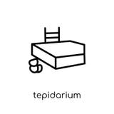 Εικονίδιο Tepidarium Καθιερώνον τη μόδα σύγχρονο επίπεδο γραμμικό διανυσματικό ico Tepidarium ελεύθερη απεικόνιση δικαιώματος Εικονίδιο Tepidarium Καθιερώνον τη μόδα σύγχρονο επίπεδο γραμμικό διανυσματικό ico Tepidarium ελεύθερη απεικόνιση δικαιώματος