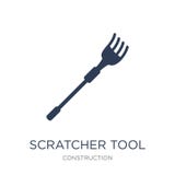 Εικονίδιο εργαλείων Scratcher Καθιερώνον τη μόδα επίπεδο διανυσματικό εικονίδιο εργαλείων Scratcher στο W διανυσματική απεικόνιση Εικονίδιο εργαλείων Scratcher Καθιερώνον τη μόδα επίπεδο διανυσματικό εικονίδιο εργαλείων Scratcher στο W διανυσματική απεικόνιση