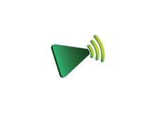 Εικονίδιο παιχνιδιού με τις συχνότητες wifi για το σχέδιο λογότυπων απεικόνιση αποθεμάτων Εικονίδιο παιχνιδιού με τις συχνότητες wifi για το σχέδιο λογότυπων απεικόνιση αποθεμάτων