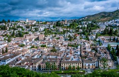 Εικονική παράσταση πόλης της Γρανάδας, AndalucÃa, Ισπανία στοκ φωτογραφία Εικονική παράσταση πόλης της Γρανάδας, AndalucÃa, Ισπανία στοκ φωτογραφία