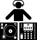 εικονόγραμμα του DJ διανυσματική απεικόνιση εικονόγραμμα του DJ διανυσματική απεικόνιση