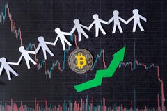 Εκτίμηση των εικονικών χρημάτων bitcoin Το πράσινο βέλος και ασημένιο Bitcoin στην εκτίμηση δεικτών διαγραμμάτων Forex εγγράφου α στοκ εικόνες με δικαίωμα ελεύθερης χρήσης Εκτίμηση των εικονικών χρημάτων bitcoin Το πράσινο βέλος και ασημένιο Bitcoin στην εκτίμηση δεικτών διαγραμμάτων Forex εγγράφου α στοκ εικόνες με δικαίωμα ελεύθερης χρήσης