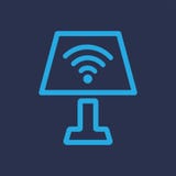 Ελαφρύ διάνυσμα λογότυπων Wifi μπλε ελεύθερη απεικόνιση δικαιώματος Ελαφρύ διάνυσμα λογότυπων Wifi μπλε ελεύθερη απεικόνιση δικαιώματος