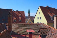 Εναέρια άποψη Nurnberg που εξουσιάζεται από Sankt Sebaldus Kirche Nurnberg, μέσο Franconia, Βαυαρία, Γερμανία στοκ φωτογραφία με δικαίωμα ελεύθερης χρήσης Εναέρια άποψη Nurnberg που εξουσιάζεται από Sankt Sebaldus Kirche Nurnberg, μέσο Franconia, Βαυαρία, Γερμανία στοκ φωτογραφία με δικαίωμα ελεύθερης χρήσης