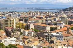 Εναέρια άποψη της παλαιάς πόλης του Κάλιαρι, Σαρδηνία, Ιταλία Στοκ Εικόνες Εναέρια άποψη της παλαιάς πόλης του Κάλιαρι, Σαρδηνία, Ιταλία Στοκ Εικόνες
