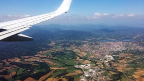Εναέρια άποψη του ευρωπαϊκού τοπίου στοκ εικόνα Εναέρια άποψη του ευρωπαϊκού τοπίου στοκ εικόνα