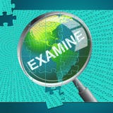 Εξετάστε Magnifier αντιπροσωπεύει τον έλεγχο επάνω και ελέγχοντας ελεύθερη απεικόνιση δικαιώματος Εξετάστε Magnifier αντιπροσωπεύει τον έλεγχο επάνω και ελέγχοντας ελεύθερη απεικόνιση δικαιώματος