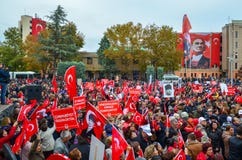 Εορτασμοί της ημέρας Δημοκρατίας, Εσκί Σεχίρ στην Τουρκία στοκ εικόνα Εορτασμοί της ημέρας Δημοκρατίας, Εσκί Σεχίρ στην Τουρκία στοκ εικόνα