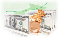 επιτυχία χρημάτων τύπου επιχειρησιακών προϊόντων Στοκ εικόνες με δικαίωμα ελεύθερης χρήσης