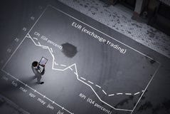 Επιχείρηση εξέτασης από την κορυφή Στοκ φωτογραφία με δικαίωμα ελεύθερης χρήσης Επιχείρηση εξέτασης από την κορυφή Στοκ φωτογραφία με δικαίωμα ελεύθερης χρήσης