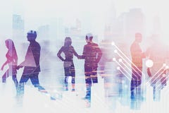 Επιχειρηματίες στην πόλη, έννοια τεχνολογίας στοκ φωτογραφία με δικαίωμα ελεύθερης χρήσης Επιχειρηματίες στην πόλη, έννοια τεχνολογίας στοκ φωτογραφία με δικαίωμα ελεύθερης χρήσης